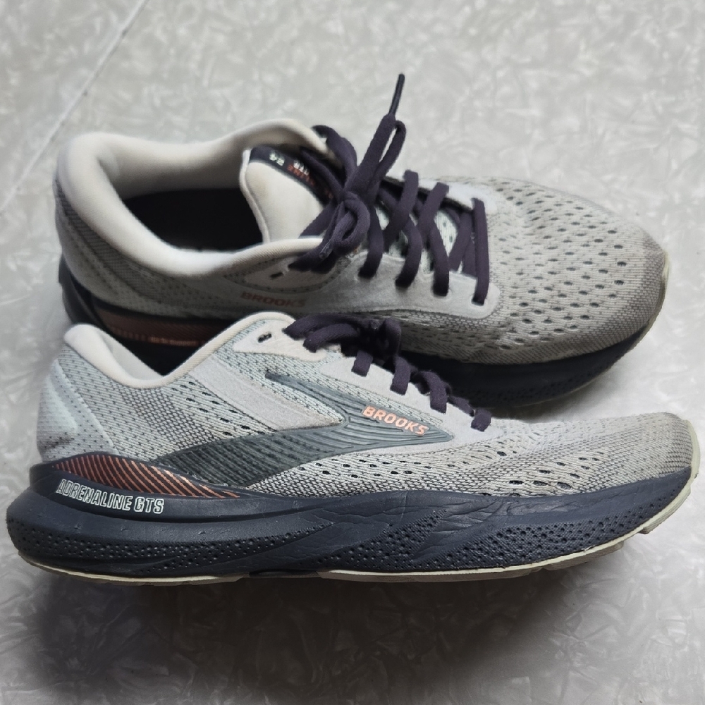 Brooks Gray and Black Athletic Shoes